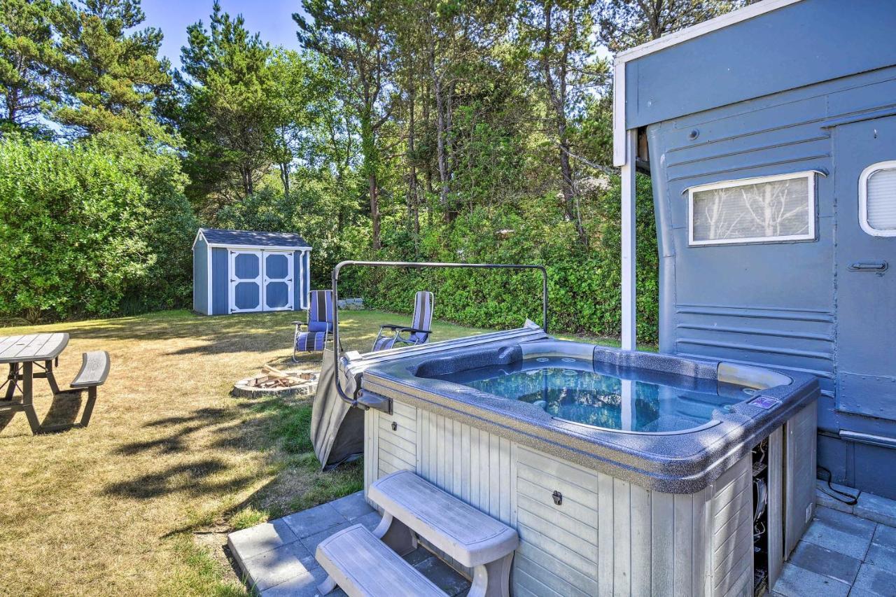 Coastal Pnw Gem With Hot Tub - Walk To Beach! Grayland Exterior foto